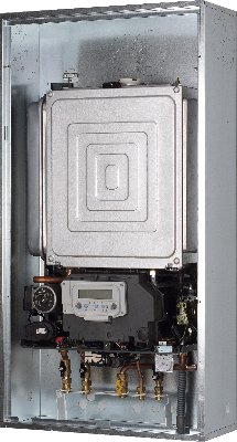 CALDAIA BERETTA METEO GROEN EN BOX 25 METANO OF GPL COMPLETE CONDENSATIE VAN FUMI SCARICO KIT - NIEUWE ERP