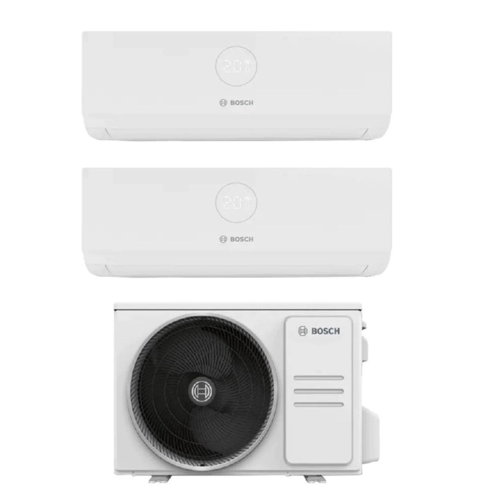 Airconditioner Bosch Dual Split Inverter Serie CLIMATE 5000i 12+12 met CL5000M 53/2 E R-32 Wi-Fi Optioneel 12000+12000