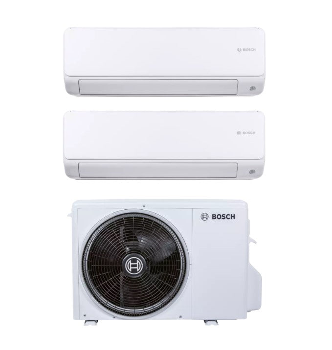 Airconditioner Bosch Dual Split Inverter Serie CLIMATE 6000i 9+18 met CL5000M 79/3 E R-32 Wi-Fi Optioneel 9000+18000