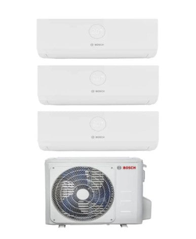 Airconditioner Bosch Trial Split Inverter Serie CLIMATE 3000i 7+7+7 met CL5000M 62/3 E R-32 Wi-Fi Optioneel 7000+7000+7000