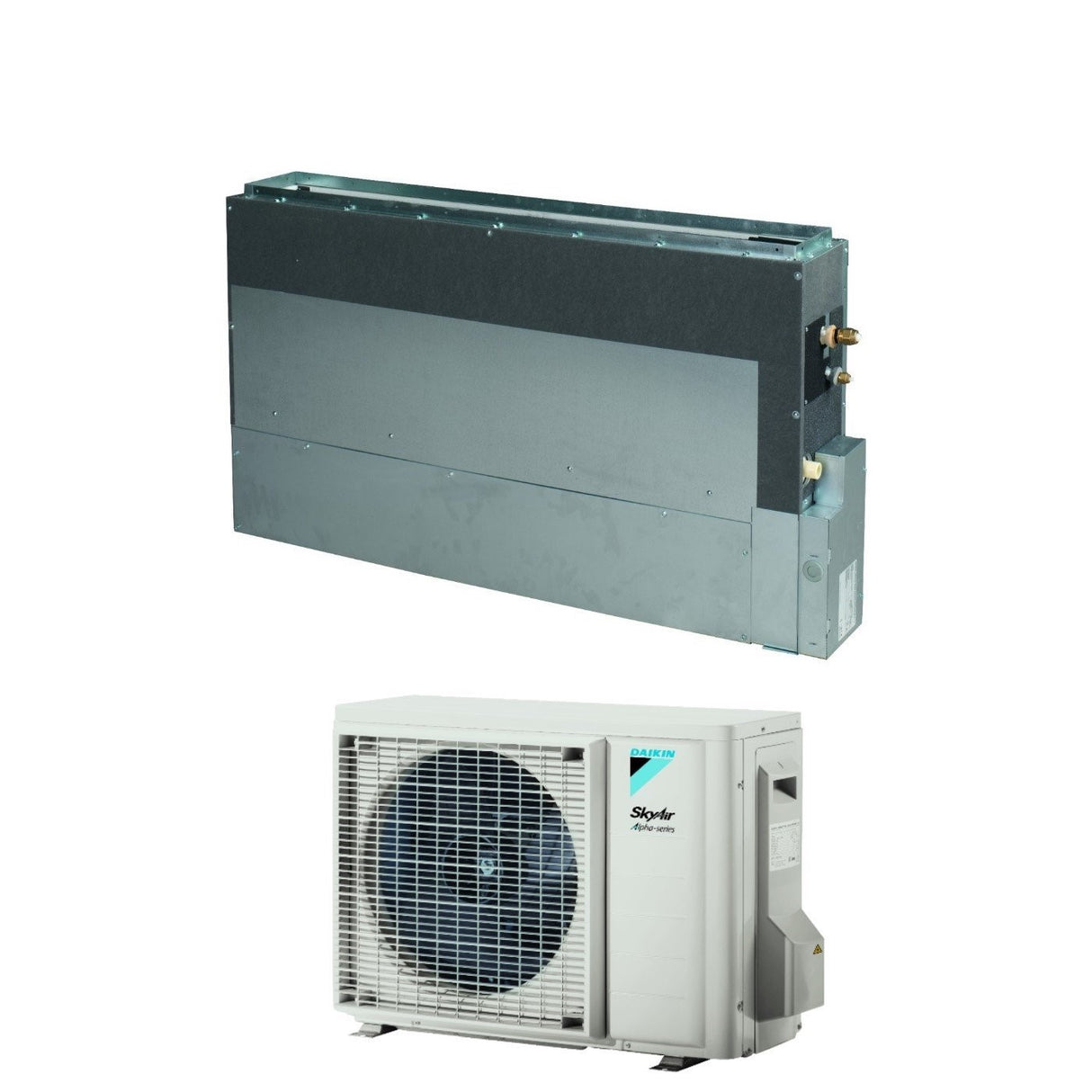 Daikin Bluevolution Inbouw Vloerairconditioner SkyAir Alpha-Serie 18000 Btu FNA50A9 + RZAG50A R-32 Wi-Fi Optioneel