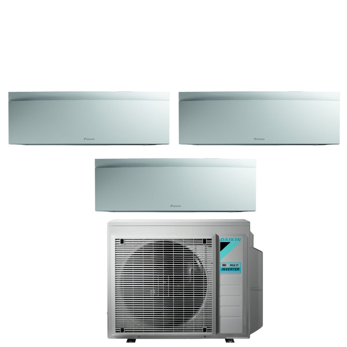 Airconditioner Daikin Bluevolution Trial Split Inverter Serie EMURA WHITE III 7+7+7 met 3MXM40N R-32 Wi-Fi Geïntegreerd 7000+7000+7000 Kleur Wit Opac