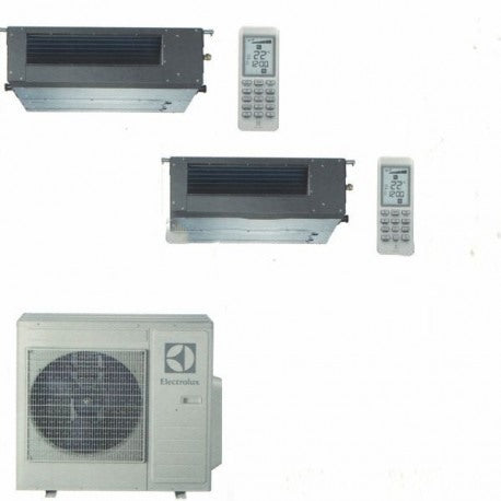 ELECTROLUX KANAAL AIRCONDITIONER DUAL 12+12 INVERTER EXU18JEWI 12000+12000 BTU