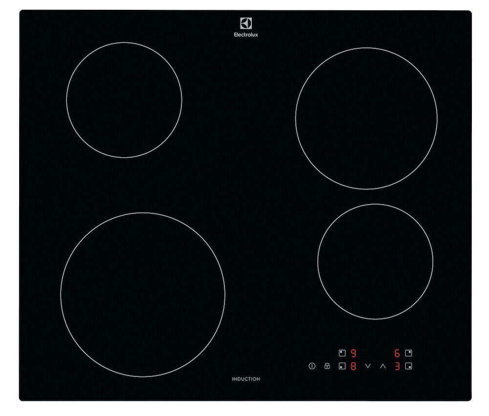 Plan A Inductie Electrolux EIB60424CK Serie 300 4 Vuurwerk (L59xP52) Vetroceramisch Zwart