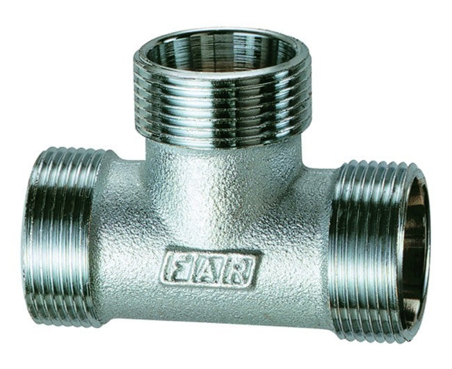 RACC.TEE 3 DADI 1/2 - 18 C/KIT VER