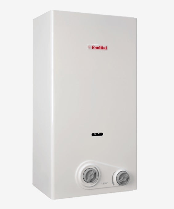 Fondital Lipari PRO TN 11-liter LPG Low NOx Klasse A Open Kamer Waterverwarmer
