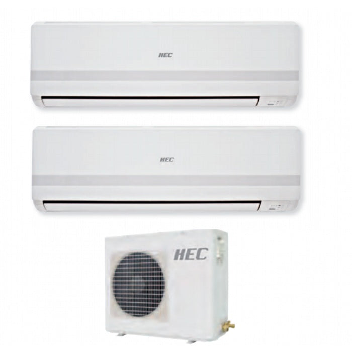 HEC by HAIER K6 DUAL SPLIT OMVORMER 9000+12000 MET H2SU-18HEKC03/R2