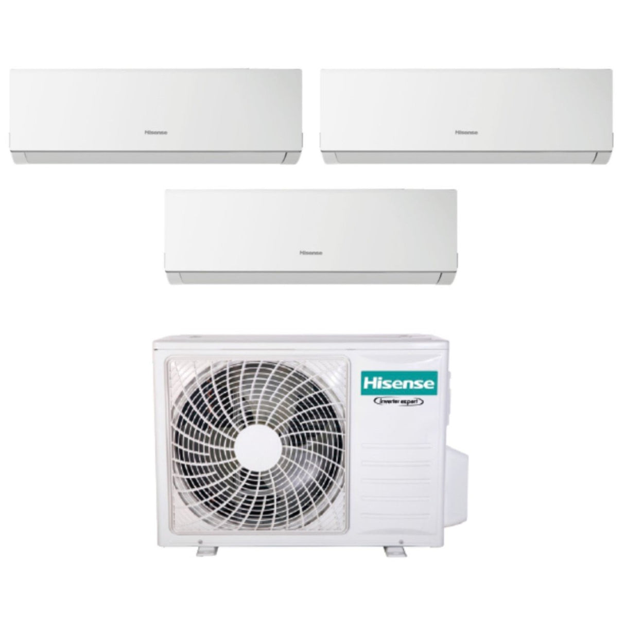 Hisense Trial Split Inverter Airconditioning NIEUWE COMFORT 5+9+9 serie met 3AMW62U4RFA R-32 Wi-Fi Optioneel 5000+9000+9000