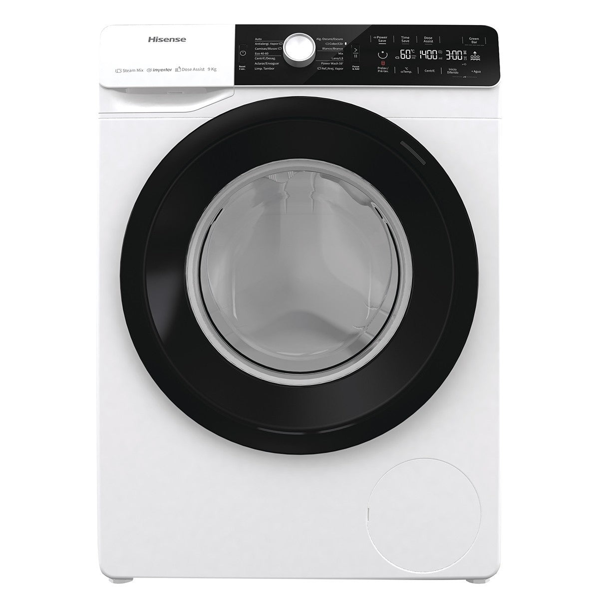 Hisense Frontlader Wasmachine 9 kg WFGA90141VM 1400 RPM Klasse B