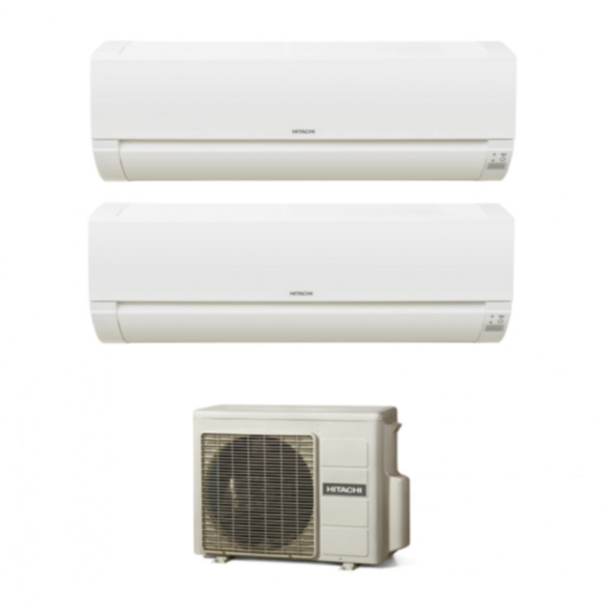 Hitachi Dual Split Inverter Airconditioner Dodai 9000+12000 serie met RAM-40NE2F R-32 Wi-Fi Optioneel - NIEUW 9+12