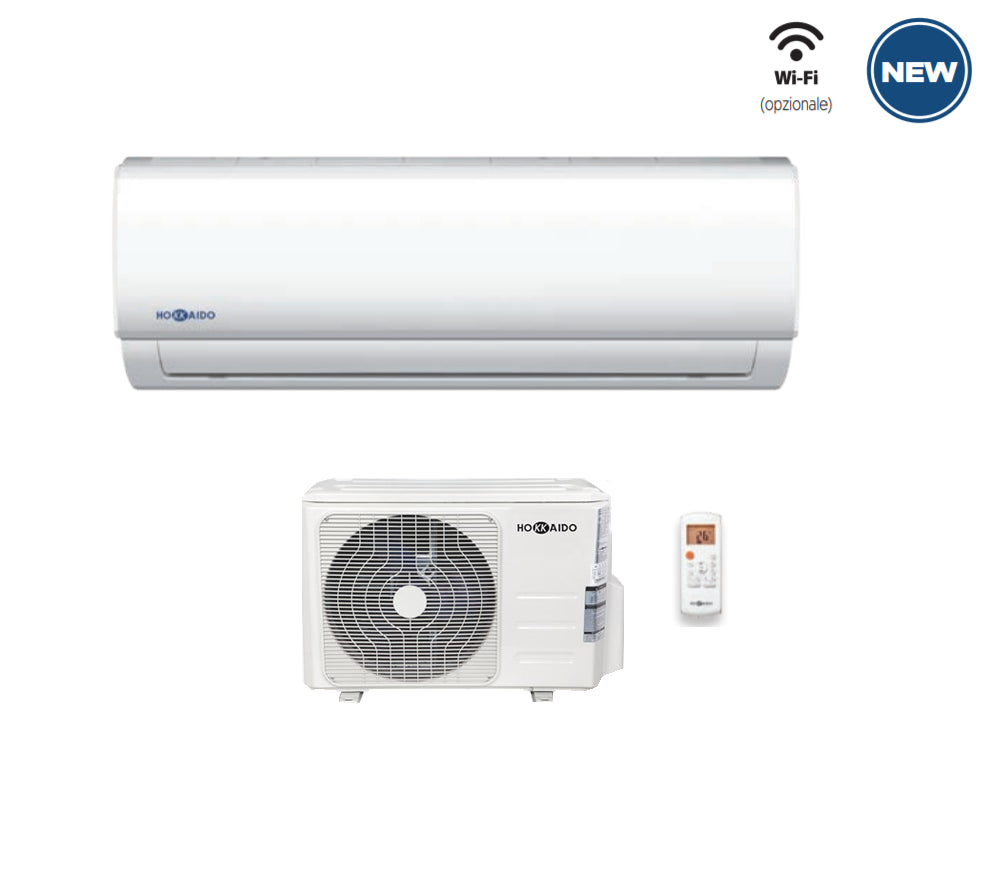 DC-omvormer airconditioner Hokkaido Active Line 12000 btu R-32 Wi-Fi optioneel A++ HKEU 353 ZAL