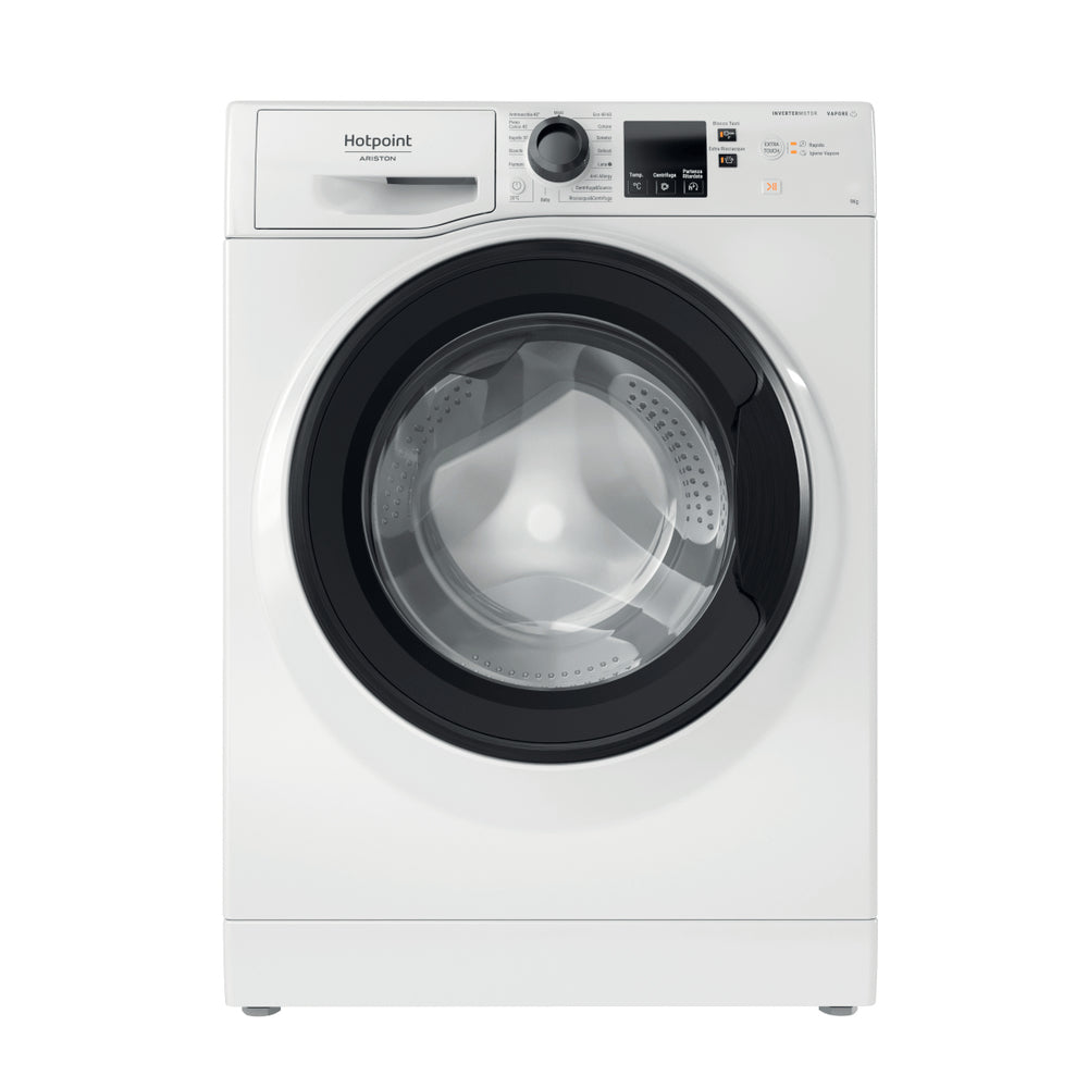 Wasmachine A Frontale Hotpoint Active 40 NF925WK IT 9 kg Klasse B 1200 Draad (A85xL59,5xP60,5) Stoom Hygiëne Anti-vlekken