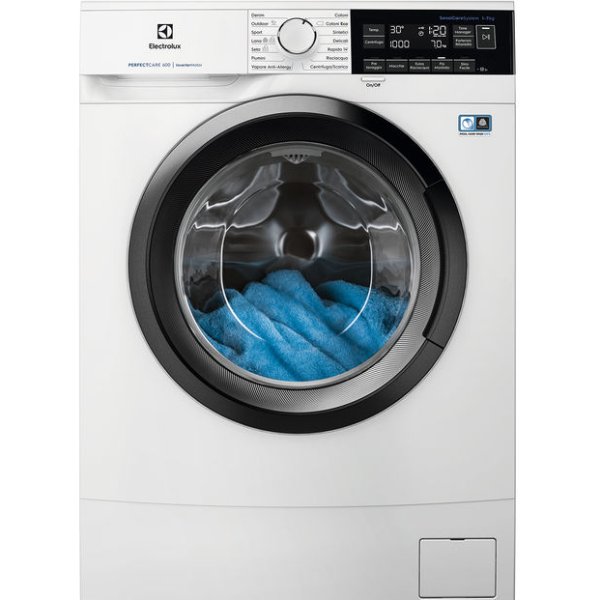 Electrolux Compact Frontlader Slim Wasmachine 7 kg Perfect Care 600 stoom 1000 tpm EW6S370S Klasse D