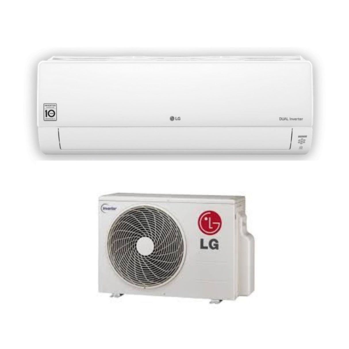 Airconditioner Inverter LG Serie STANDAARD WIN DualCool 12000 btu R-32 S12ER - NOVITA&#39