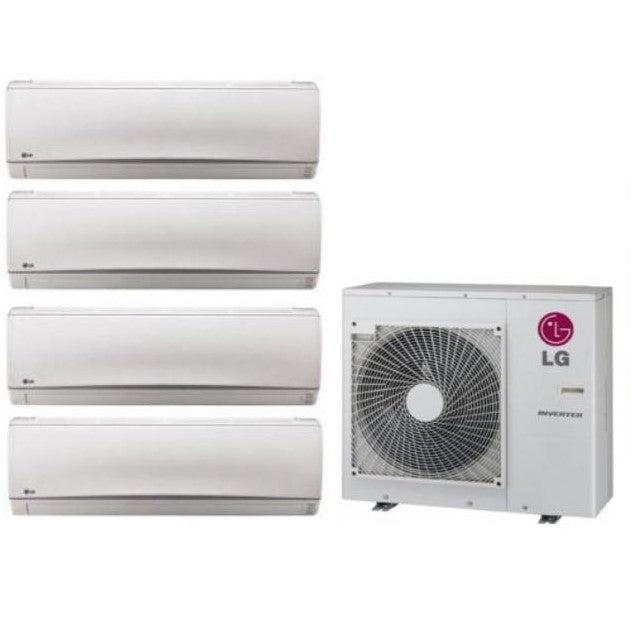 Airconditioner Inverter Paneel Airconditioner 9+9+9+12 LG FREE SERIE 9000+9000+9000+12000 BTU MET MU4R25 R-32 A++