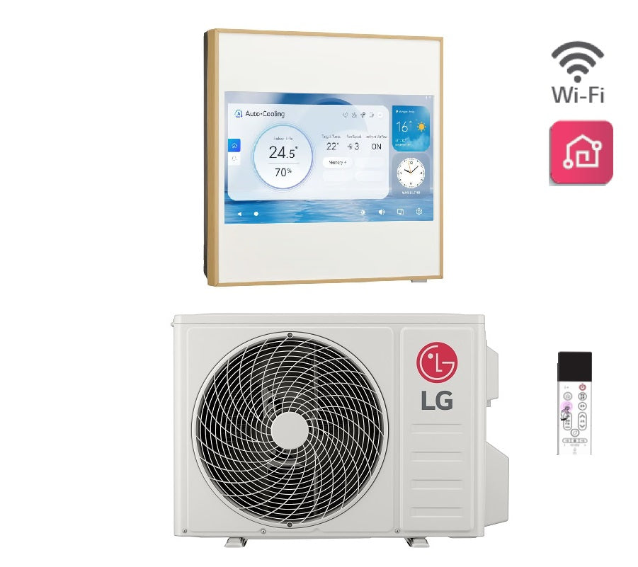 Airconditioner LG Artcool Gallery LCD 9000 Btu A09GA2 R-32 Wi-Fi geïntegreerd A++/A+