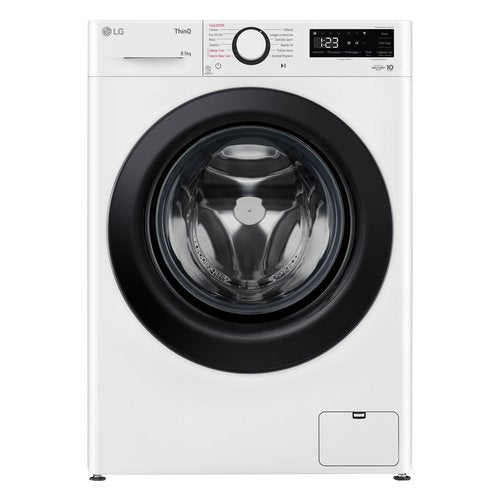 Wasmachine Frontale Lg 8,5 Kg F2WV308S6AW AI DD Klasse A 1200 Giri (A85xL60xP49,5) ThinQ Alexa Google Assistant Omvormer Direct Drive Motor