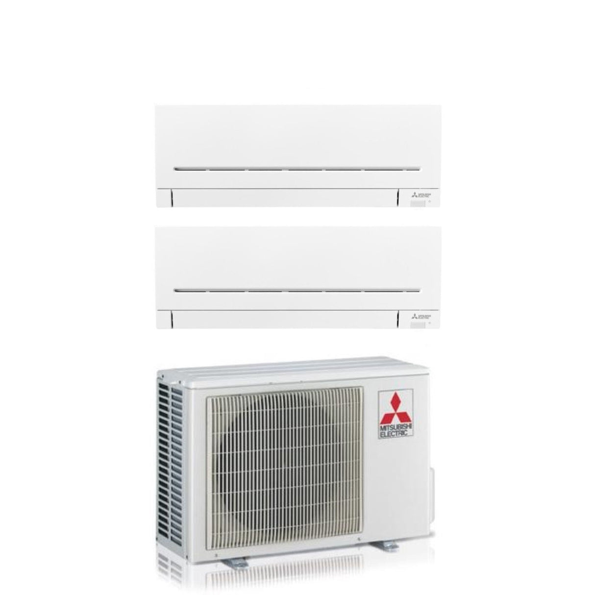 Mitsubishi Electric Dual Split Inverter Airconditioner AP-VGK 9+9 Serie met MXZ-2F33VF2 R-32 Geïntegreerde Wi-Fi 9000+9000