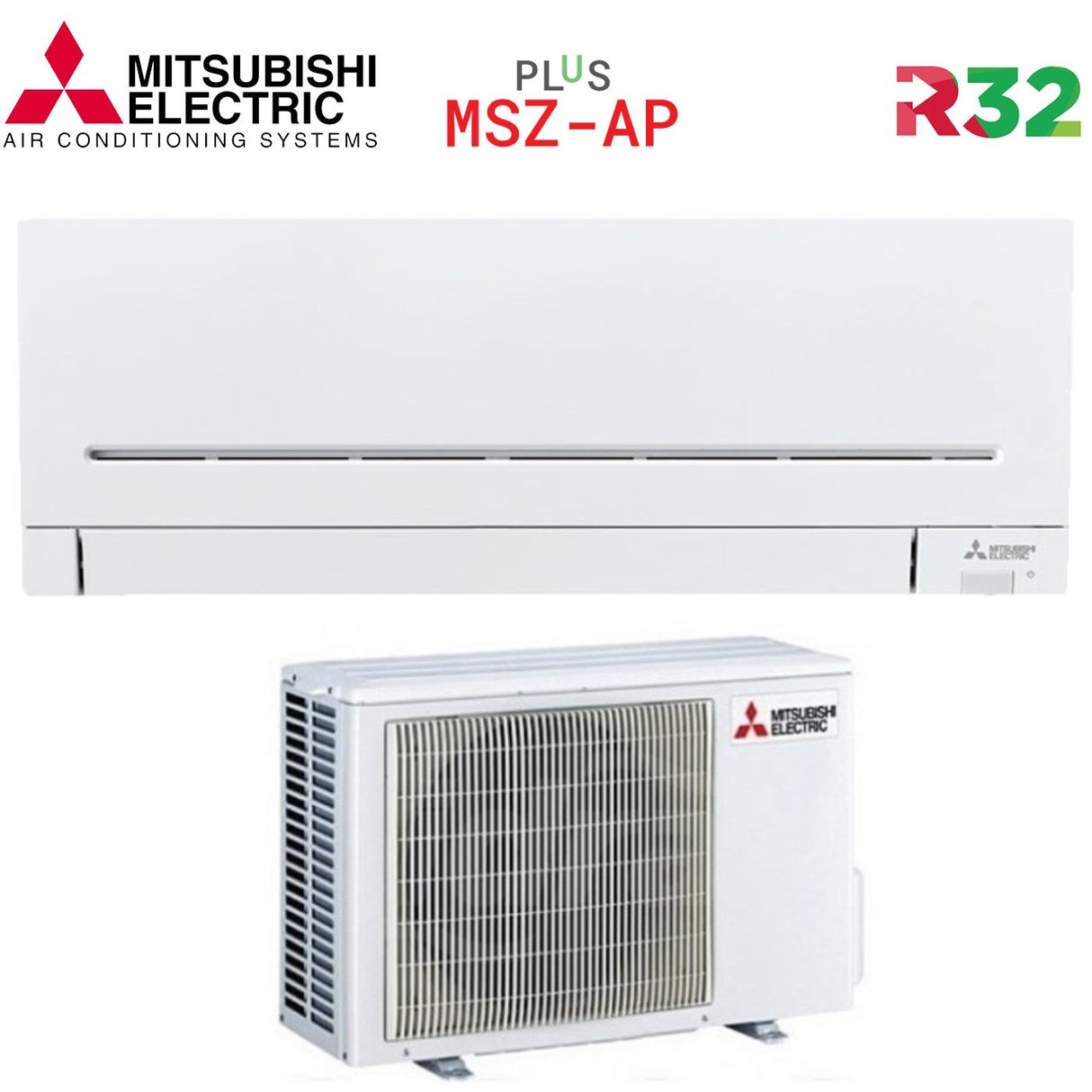 Mitsubishi Electric Inverter Airconditioner AP-serie 12000 Btu MSZ-AP35VG R-32 Plus-model - Wi-Fi optioneel