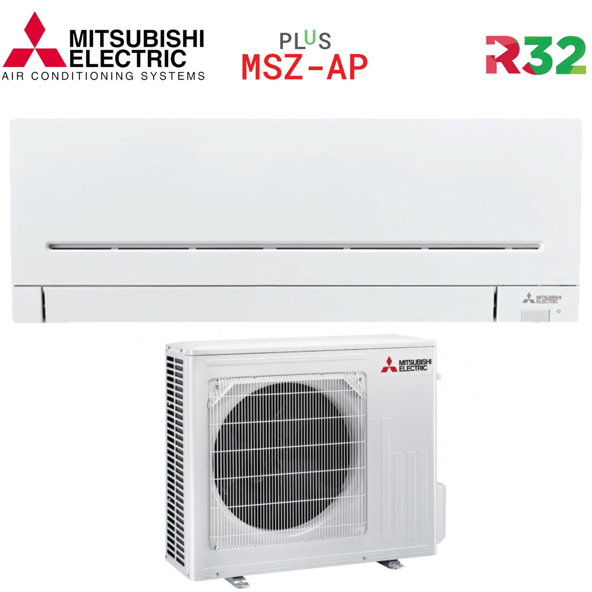 Airconditioning Mitsubishi Electric Inverter Series AP 18000 BTU MSZ-AP50VG R-32 Model Plus - Wi-Fi optioneel