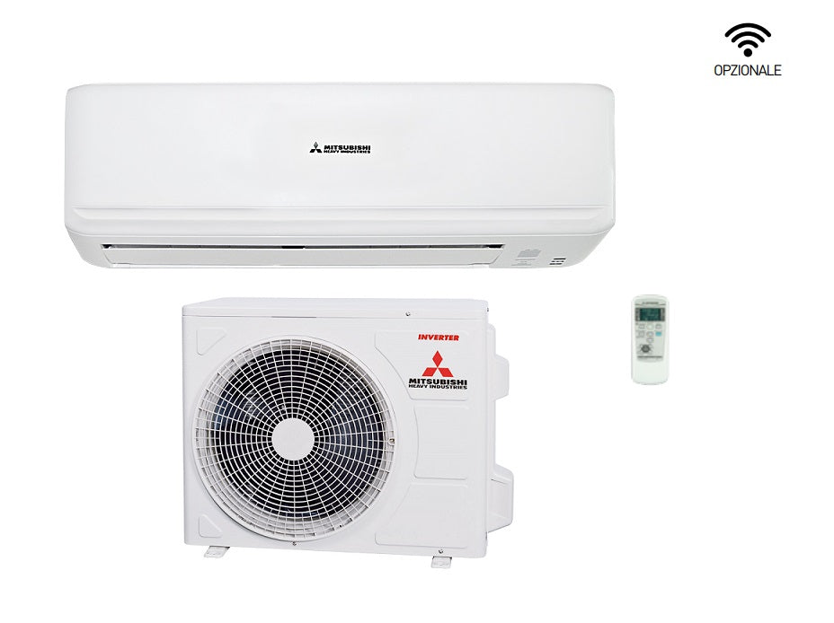 Airconditioning Mitsubishi Heavy Industries Inverter KIREIA SMART-serie 9000 btu SRK25ZSP-W R-32 A++ Wi-Fi optioneel SRK 25 ZSP-W