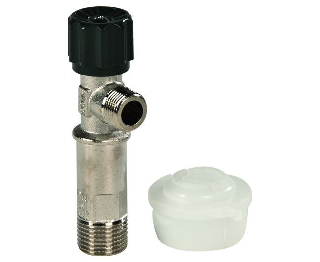 Messing kraan met polyethyleen steun Model 1/2&#39&#39 Code 80006544