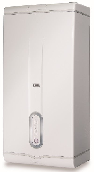 CALDAIA RIELLO FAMILY EXTERNA CONDENS 3.0 SIS GPL VOLTOOIT CONDENSATIE VAN KIT FUMI - NIEUWE ERP