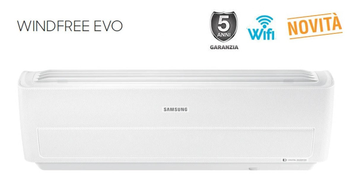 Binnenmuurunit Samsung Inverter WINDFREE EVO-serie 18000 BTU AR18RXPXBWKNEU R-32 Geïntegreerde Wi-Fi