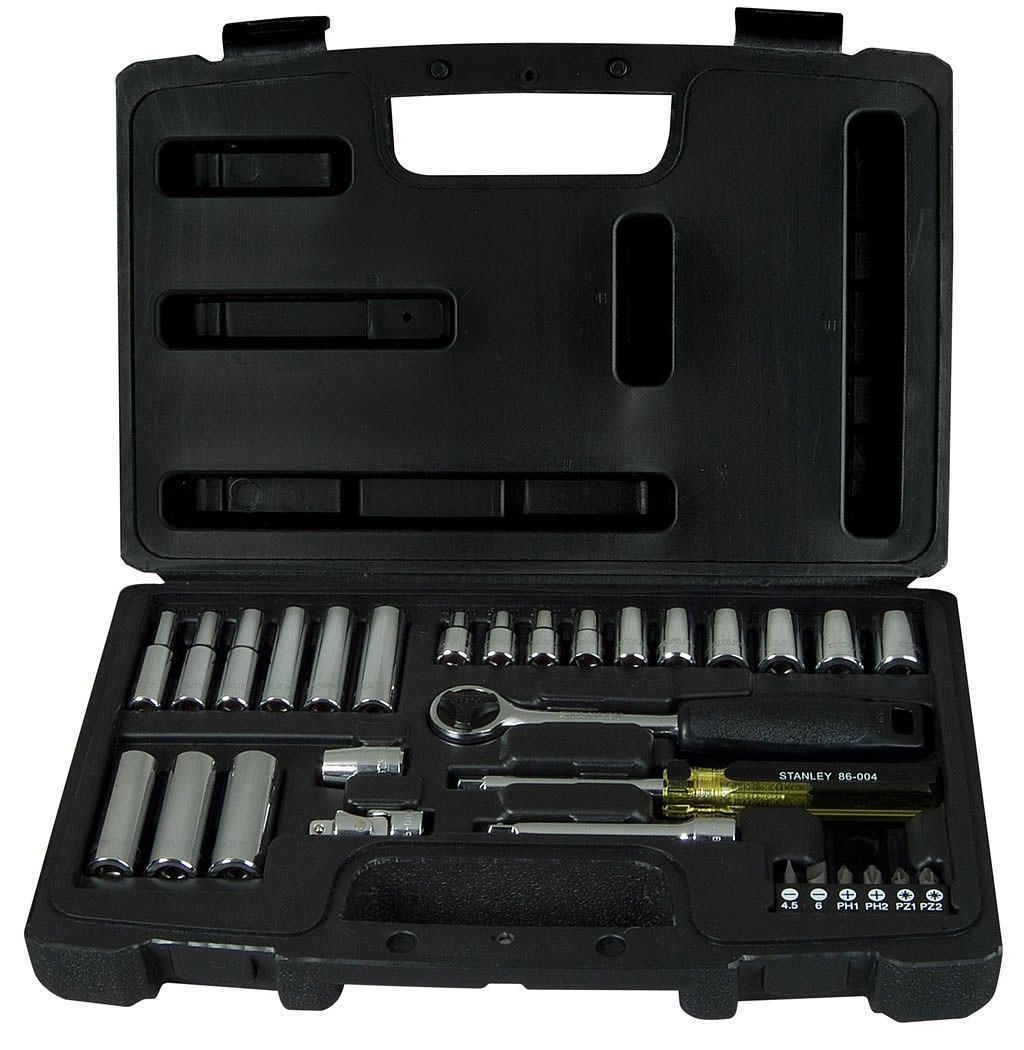 STANLEY Set cric breisleutels + breien breien 1/4 - 1-94-651