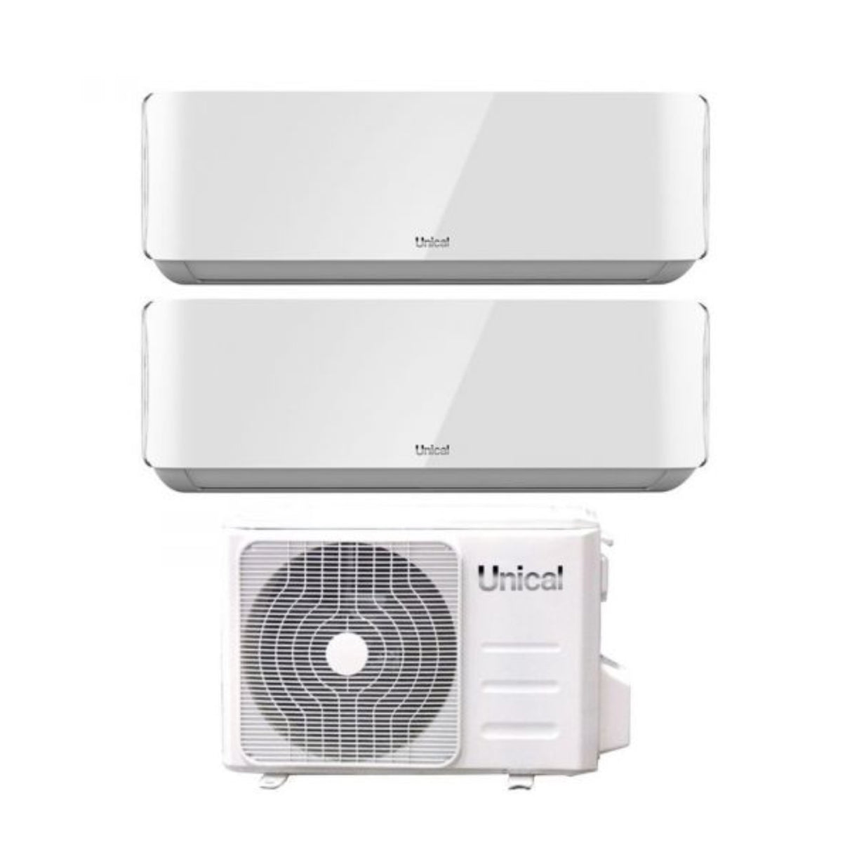 Airconditioner Unieke Double Split Inverter Serie AIR CRISTAL 10+13 met KMX3 21HE R-32 Wi-Fi Optioneel 10000+13000