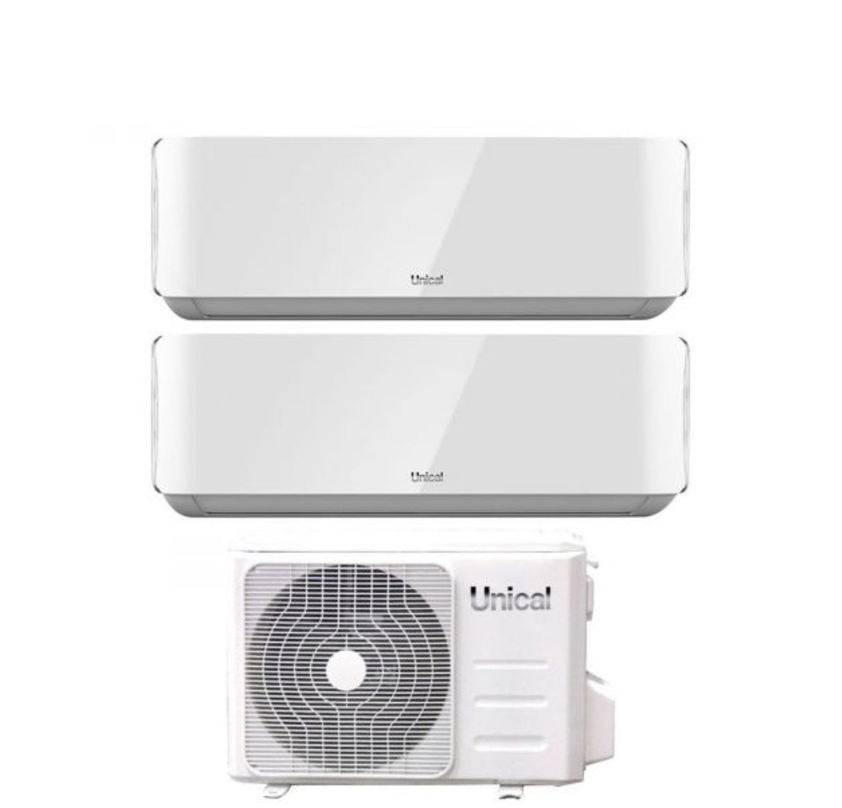Airconditioner Unieke Double Split Inverter Serie AIR CRISTAL 13+13 met XMX3 21HE R-32 Wi-Fi Optioneel 13000+13000