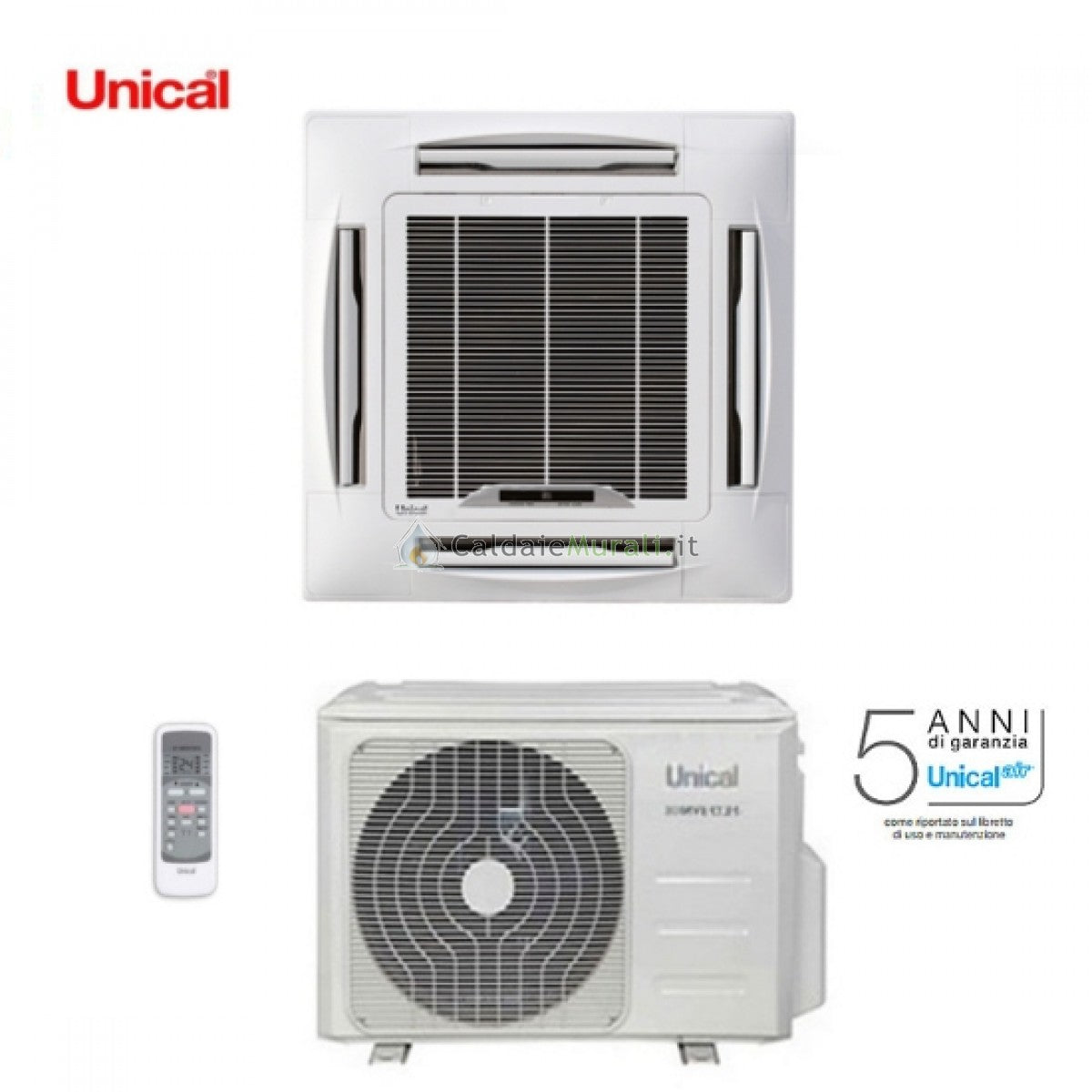 UNICAL MONO SPLIT INVERTER CASSETTE AIRCONDITIONER 18000 btu CS09 18H A++/A+