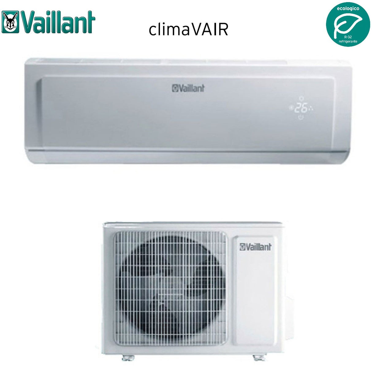 Vaillant Inverter Airconditioner CLIMAVAIR VAI 8 PLUS 12000 BTU VAI 8-035WN R-32 klasse A++