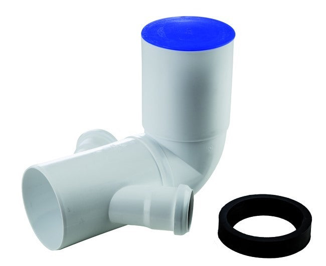 WC BOCHT 2 AANSLUITINGEN 90/40 WAVIN