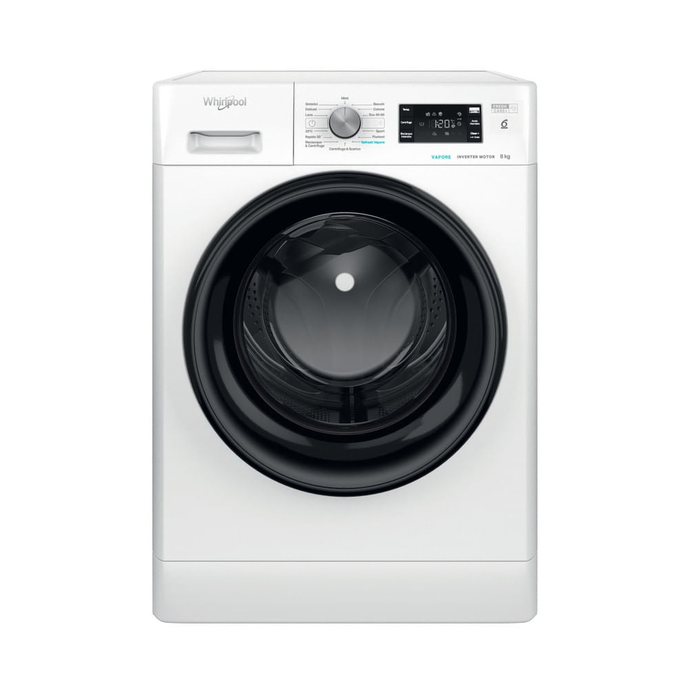 Wasmachine Frontaal Whirlpool FFB R8528 BV IT 8 kg Klasse B 1200 Draad (A84,5xL59,5xP63) Technologie 6° Sensus Refresh Steam