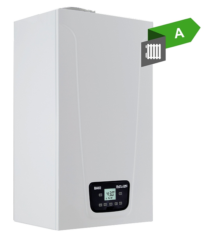 Baxi DuoTec Compact E 28 kW Methaan/LPG condensatieketel met rookgasafvoerkit