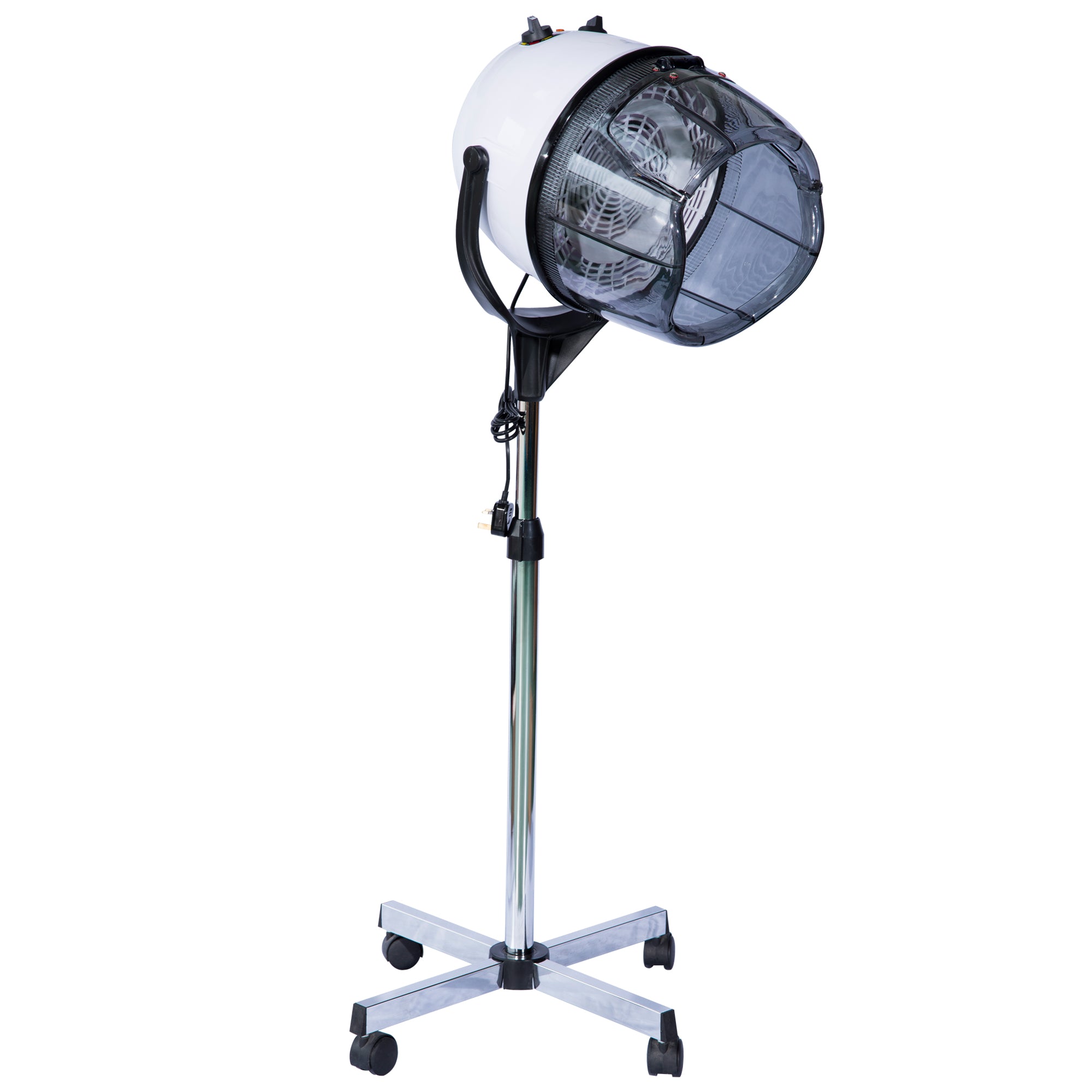 Easycomfort Professionele Föhnhelm met Schakelwiel, Hoogte en Temperatuur Verstelbare Timer 60 Minuten, 65x65x115-165cm