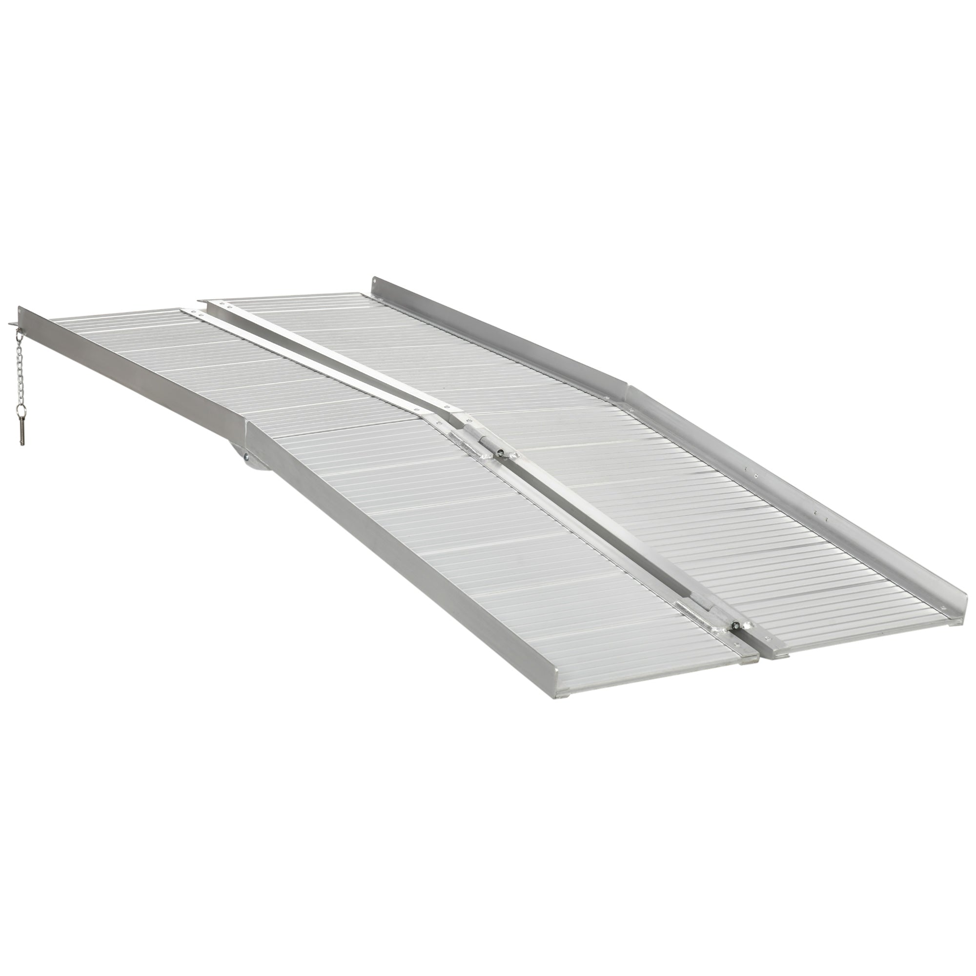 Easycomfort rolstoellamp in antiface aluminiumlegering, capaciteit 272 kg, 183 x 72 x 5 cm