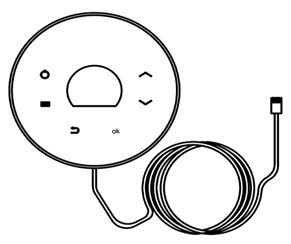 Afstandsbediening met display Junkers Bosch 7736505018 voor Therm 5700 S - 5600 S - 5600 O
