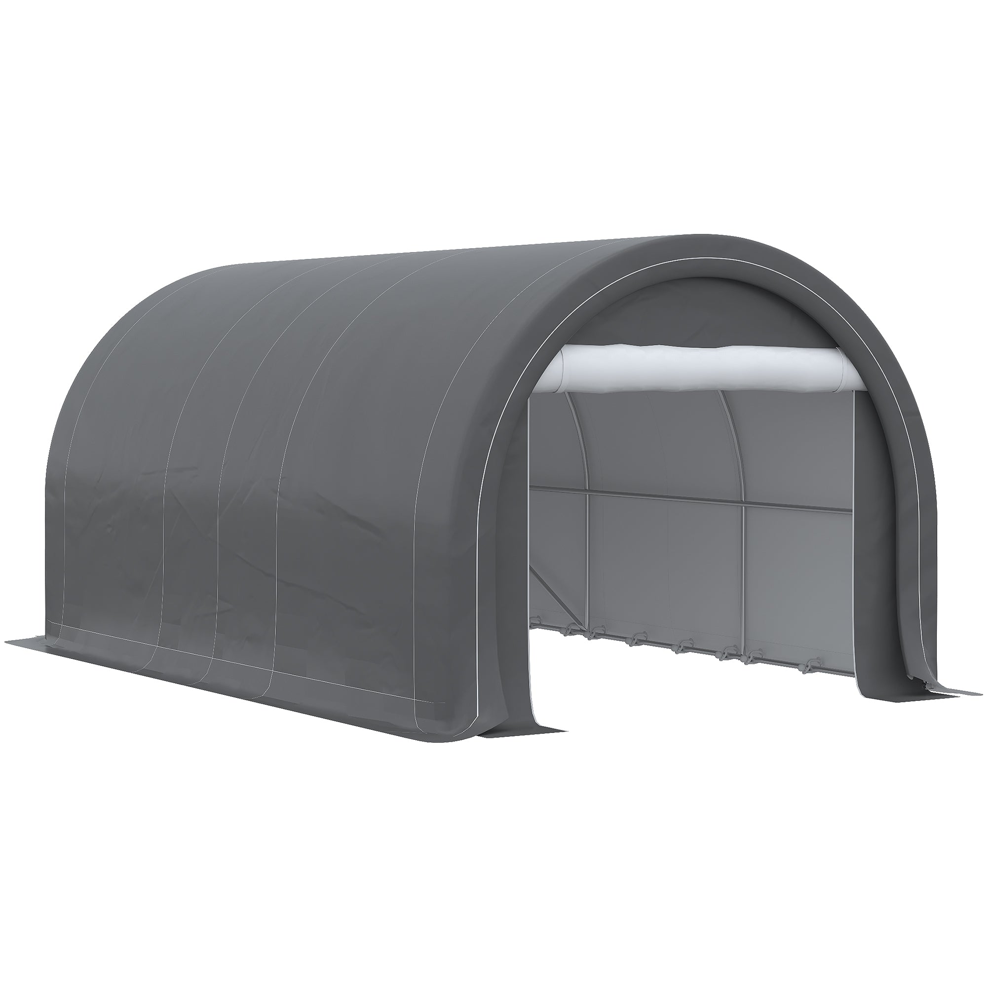 Easycomfort Tuinhek voor auto en accessoires met toegang tot Cerniera, Picchetti en Funi, 500x300x240 cm