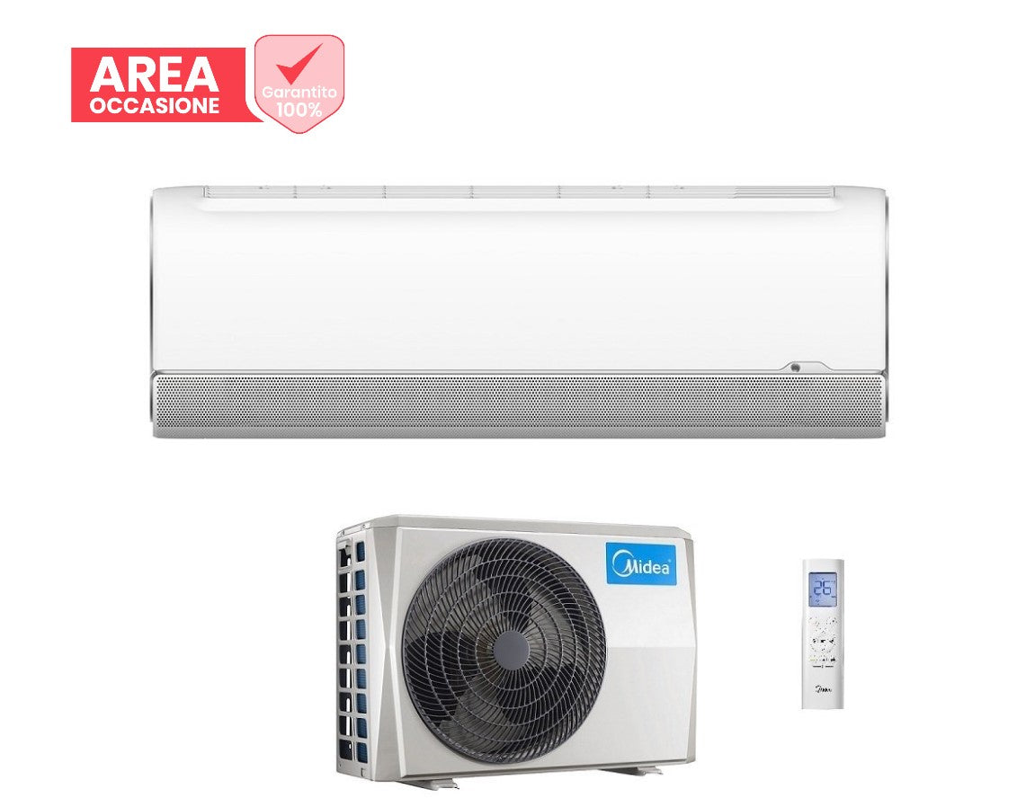 GEBIED Retouren Airconditioner Omvormer Midea BreezeleSS+ 12000 btu R-32 A+++ MSFAAU-12HRFN Wi-Fi geïnstalleerd