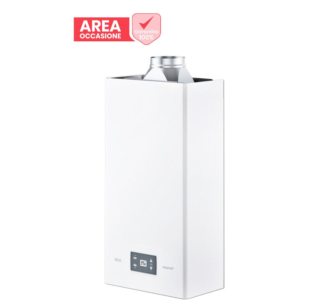 GEBIED OCCASIONI Scaldaagno a Camera Open Riello ACQUAFUN 14 Metano