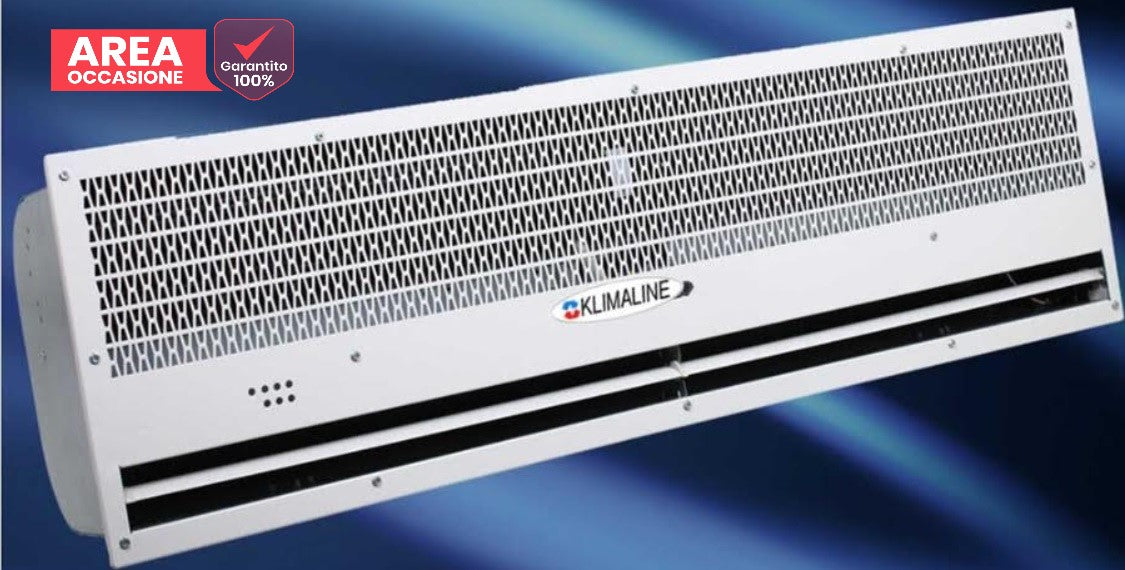 GEBIED Retouren Luchtbarrière met airconditioning 90 cm Airconditioning met telecommunicatie 2 snelheden 90 cm WIT NASCOSTA met weerstand