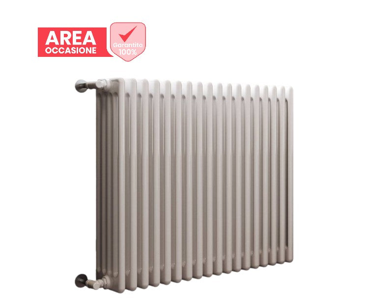 GEBIED Retouren Volledige batterij radiator thermofoons in stalen buisvormige Cordivari Ardesia 4 kolommen 12 elementen h 856 mm interactie 800 mm banden en reducties opgenomen
