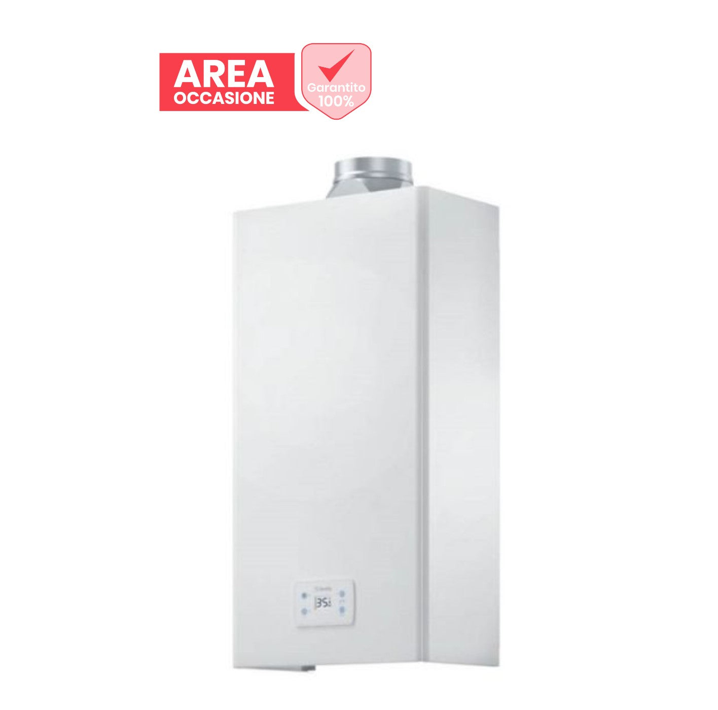 GEBIED GELEGENHEID Scaldaagno Beretta a Camera Open mod. FONTE LX 11 lt Low NOx Metano-kabeljauw. 20149819 - NIEUW ErP