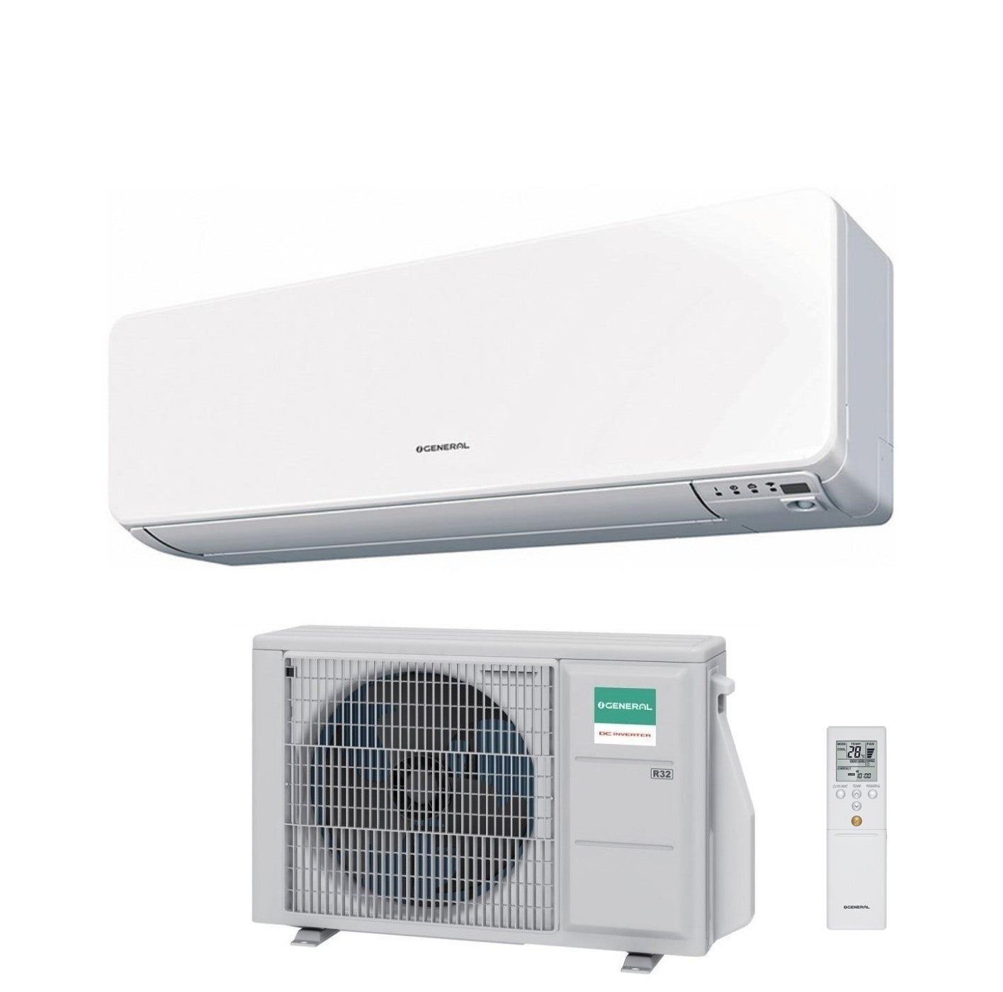 Algemene Fujitsu Inverter-serie Prestaties KG 9000 Btu ASHH09KGTG R-32 Wi-Fi Geïntegreerd