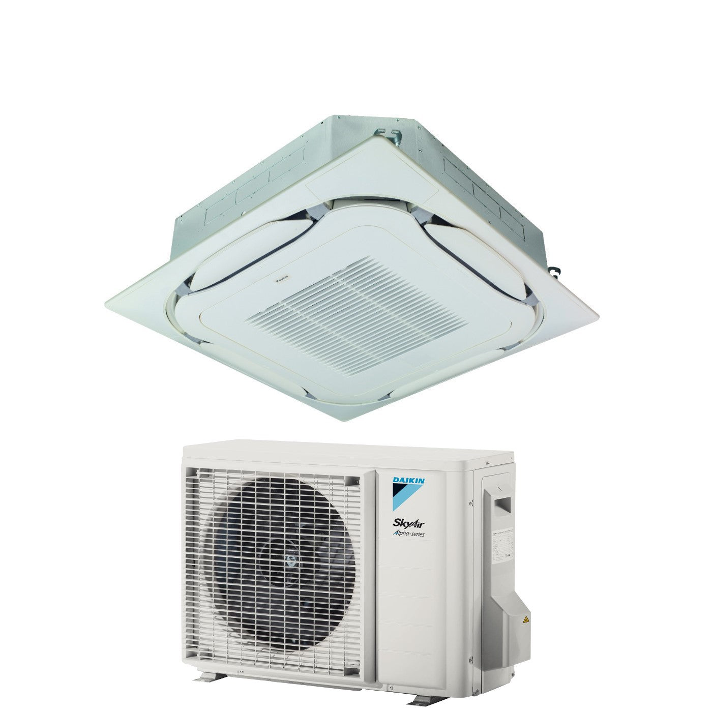 Daikin Bluevolution Round Flow Cassette Airconditioner 18000 Btu FCAG50B + RZAG50A R-32 Wi-Fi Optioneel met standaard rooster inbegrepen