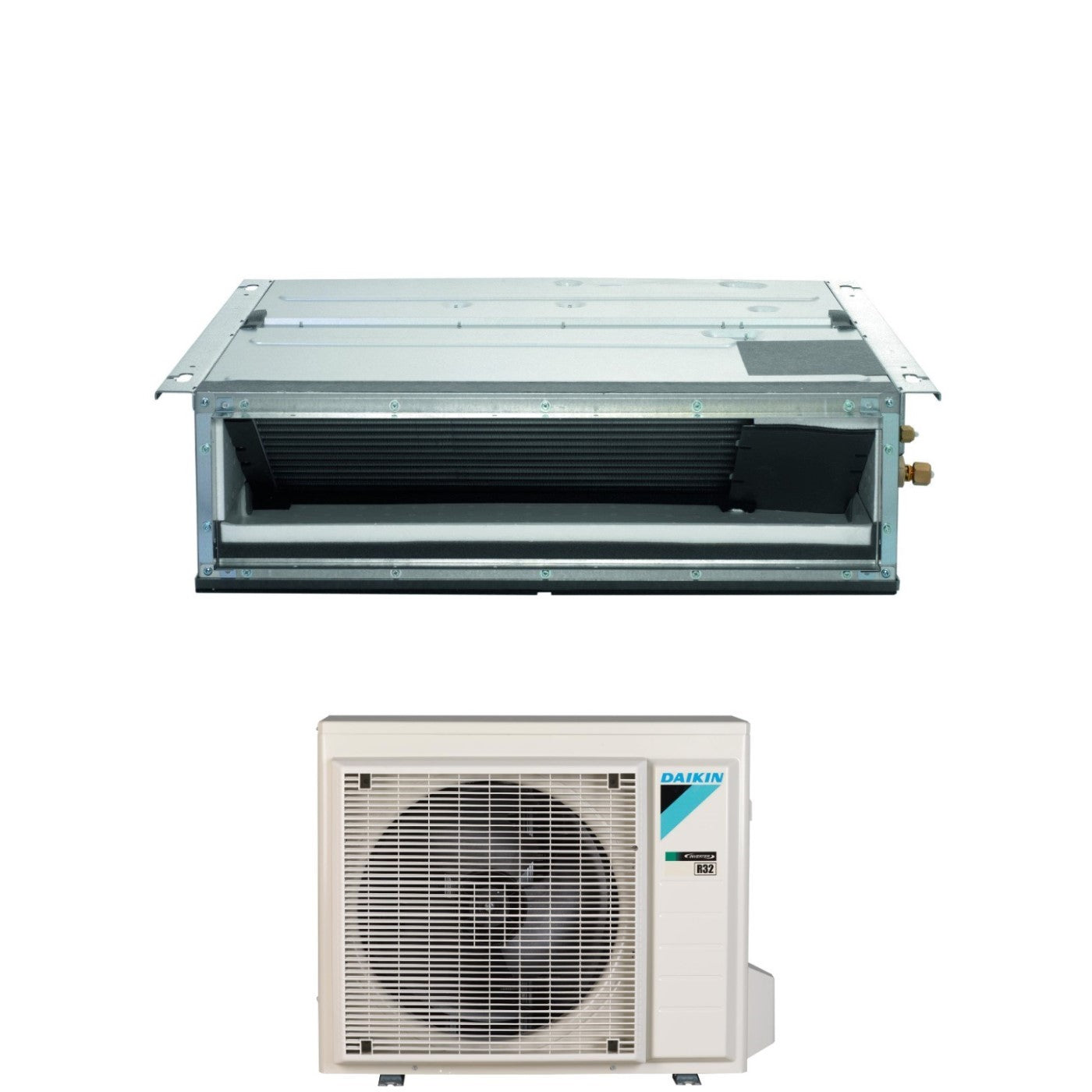 Daikin Bluevolution Airconditioner met kanaalinverter, ultraplat, 18.000 Btu FDXM50F3/F9 R-32, wifi optioneel