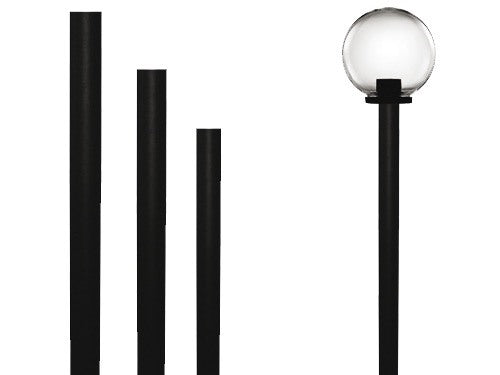 PALI P/LAMPIONI GLOBO ZWART CM.80