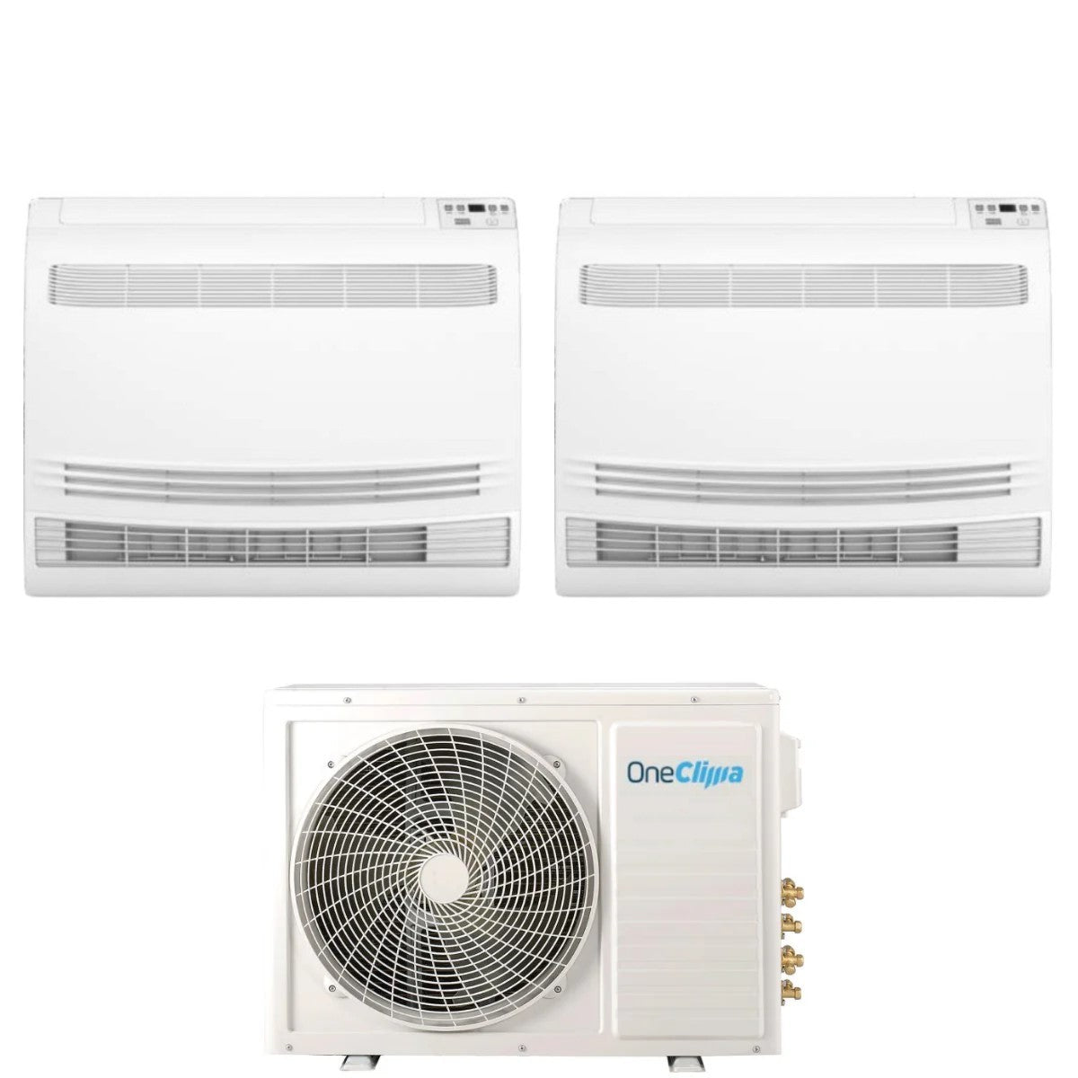 OneClima Dual Split Console 12+12 met MLT18x2/Y24 R-32 Wi-Fi Optioneel met seriebediening